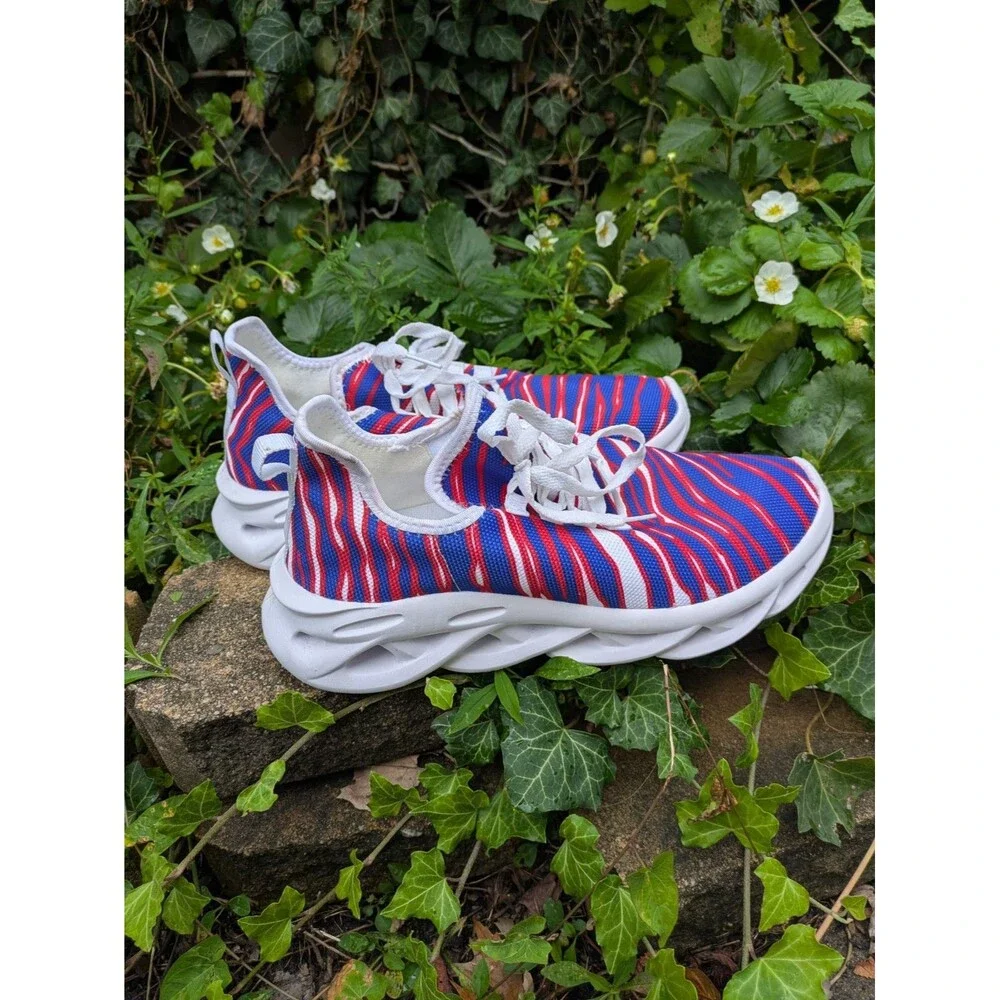 Buffalo Bills Zubaz print Sneakers, Eu size 41, mens 8-8.5 womens 9.5-10